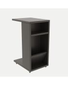 Table d'appoint Filinta anthracite - 30x63x40 cm