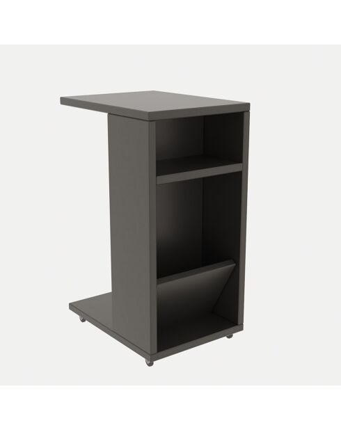Table d'appoint Filinta anthracite - 30x63x40 cm