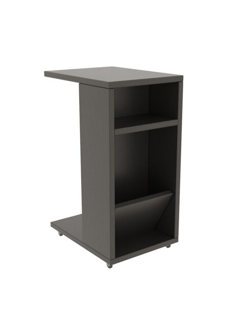 Table d'appoint Filinta anthracite - 30x63x40 cm
