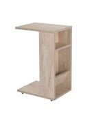 Mesa auxiliar Filinta de travertino - 30x63x40 cm