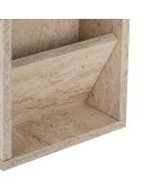 Mesa auxiliar Filinta de travertino - 30x63x40 cm