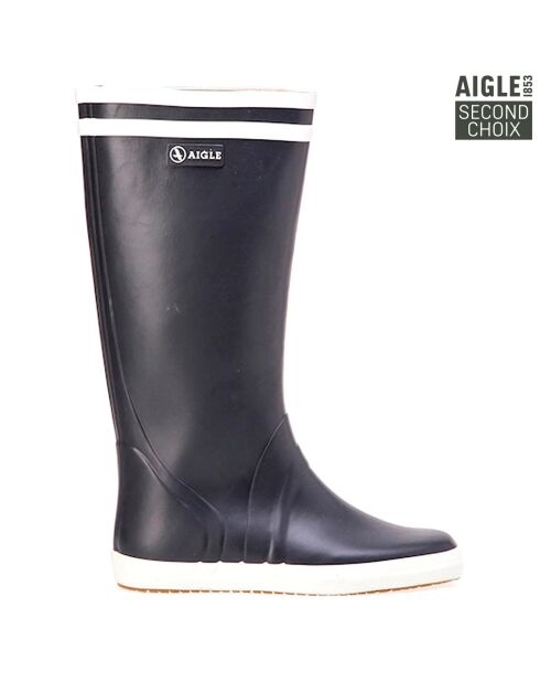 Bottes high cut Goeland marine/blanc