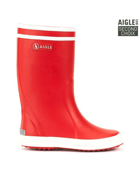 Bottes high cut Lolly-Pop rouge/blanc
