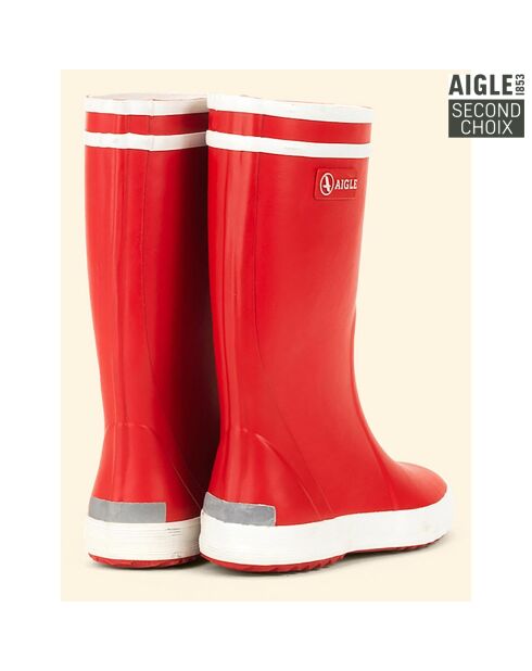 Bottes high cut Lolly-Pop rouge/blanc