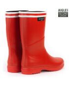 Bottes mid cut Chanteboot Str rouges