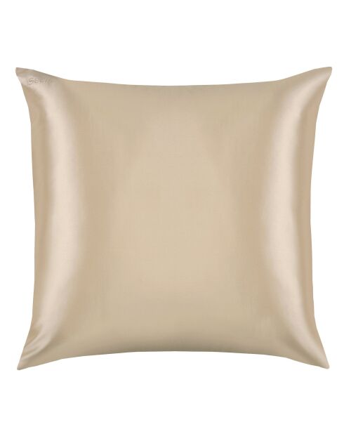 Taie d'oreiller 100% Soie 22 mommes dorée