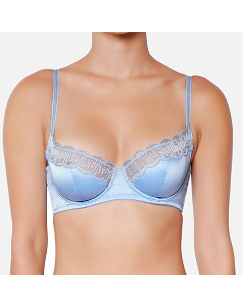 Soutien-gorge armatures bleu ciel