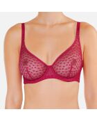 Soutien-gorge armature cerise