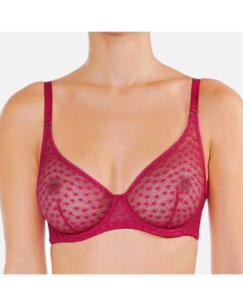 Soutien-gorge armature cerise