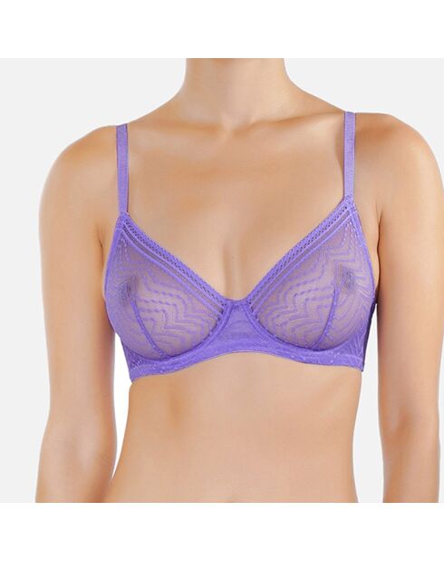 Soutien-gorge Eclatante armature mauve