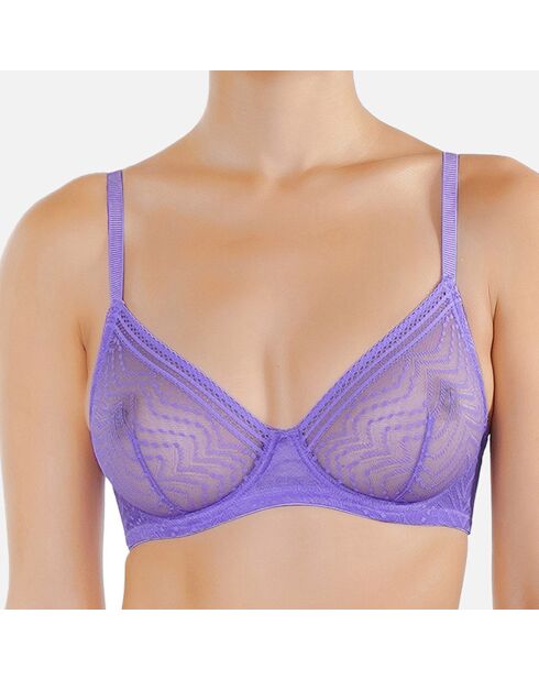 Soutien-gorge Eclatante armature mauve