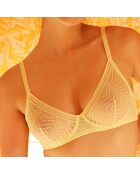 Soutien-gorge armature jaune