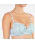 Soutien-gorge armatures bleu ciel