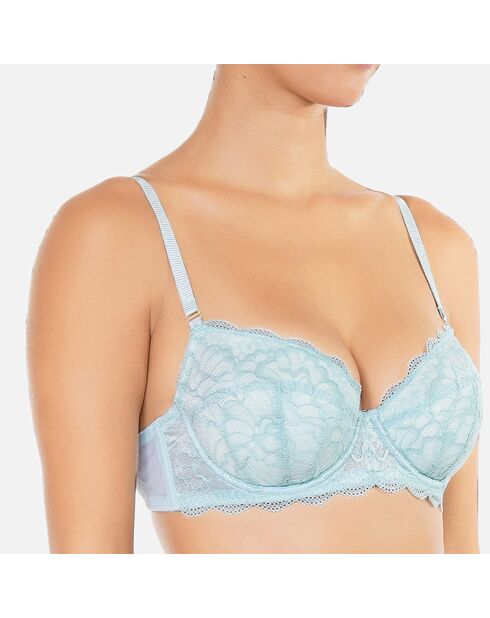 Soutien-gorge armatures bleu ciel
