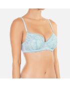 Soutien-gorge armatures bleu ciel