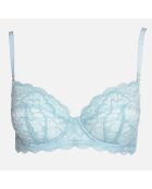 Soutien-gorge armatures bleu ciel