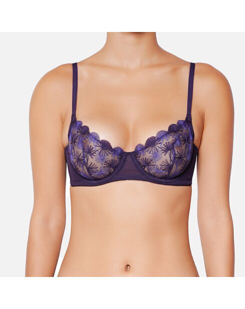Soutien-gorge armatures aubergine