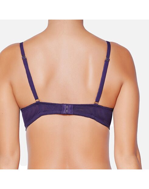 Soutien-gorge armatures aubergine