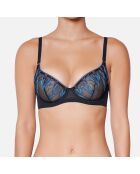 Soutien-gorge armatures bleu