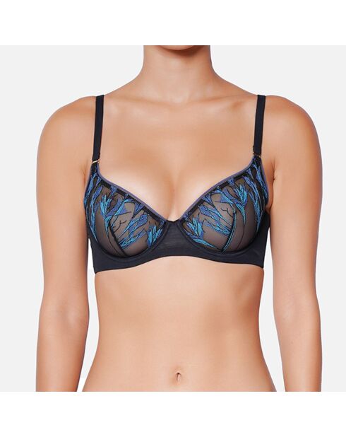Soutien-gorge armatures bleu