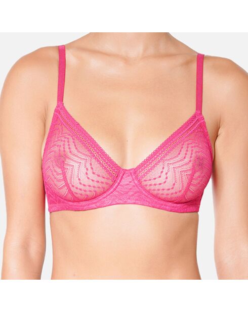 Soutien-gorge armature fushia