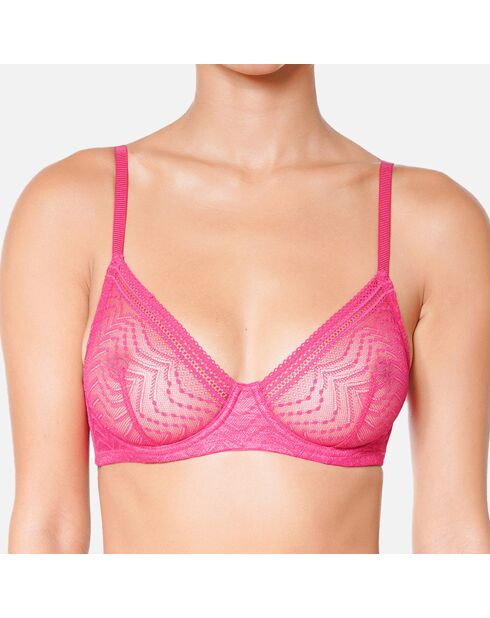 Soutien-gorge armature fushia