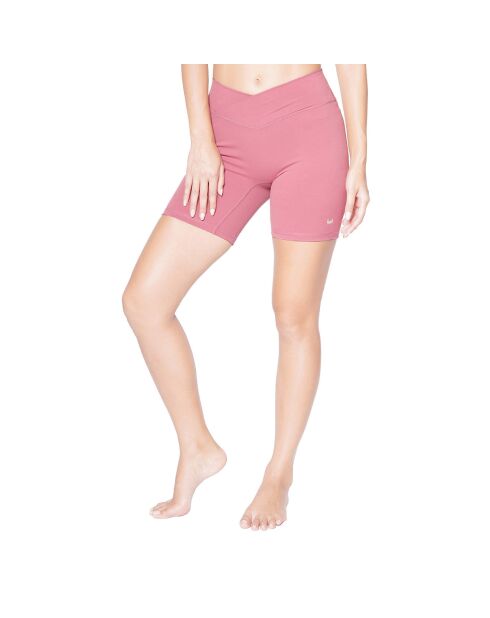 Rosafarbene Wintershorts