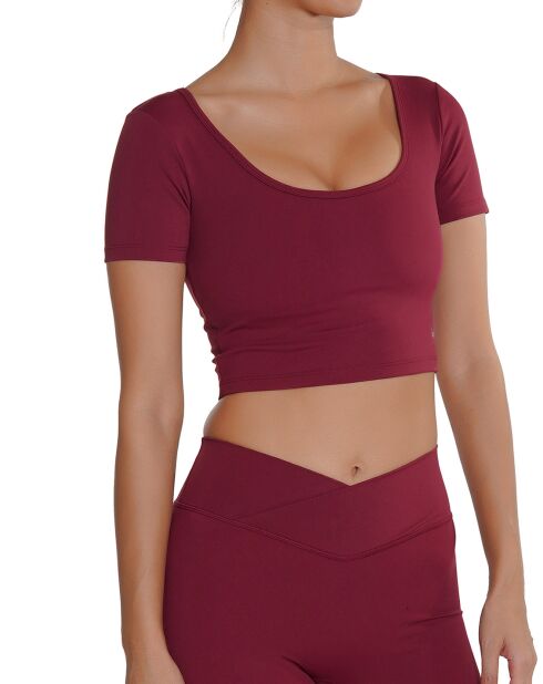 Tee-shirt merlot