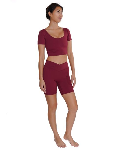 Tee-shirt merlot