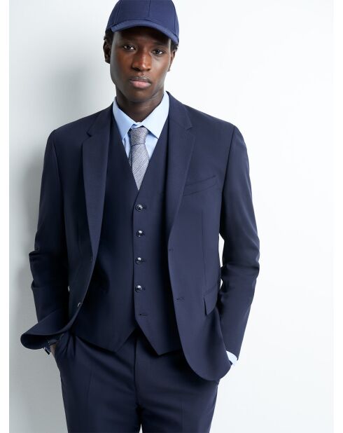 Veste de costume bistretch bleu marine