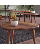 3 Tables basses Alvin noyer