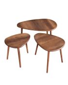 3 Tables basses Alvin noyer