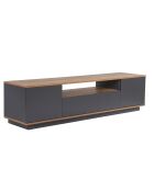 Meuble TV Veramont anthracite/pin atlantique - 180x44.6x44.5 cm