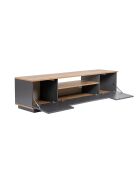 Meuble TV Veramont anthracite/pin atlantique - 180x44.6x44.5 cm