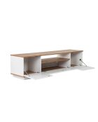 Meuble TV Veramont blanc/pin atlantique - 180x44.6x44.5 cm