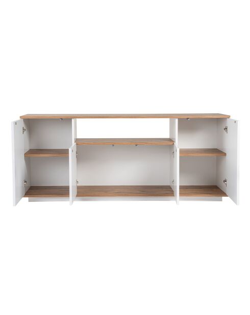 Buffet Arista anthracite/pin atlantique - 180x75x44.5 cm