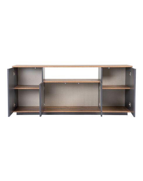 Buffet Arista blanc/pin atlantique - 180x75x44.5 cm