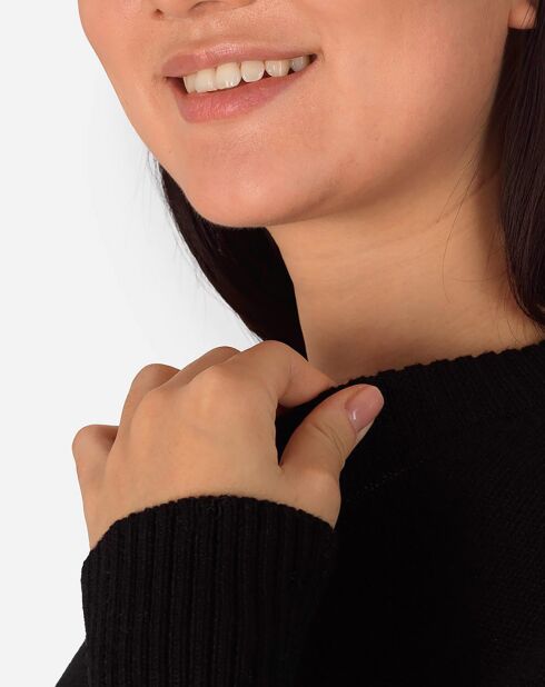 Pull 100% Laine Mérinos Plain noir