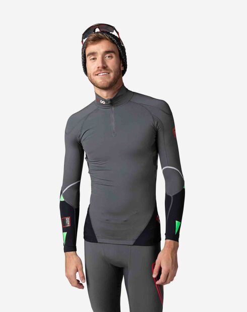 Haut de Course à Compression Infini onyx grey