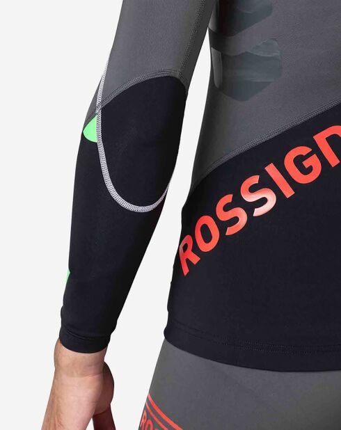 Haut de Course à Compression Infini onyx grey