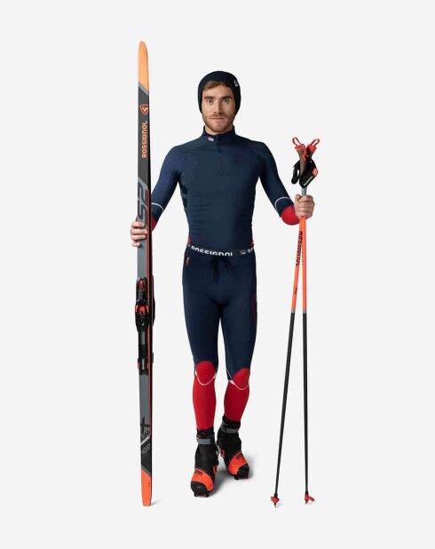 Haut de Course à Compression Infini bleu marine