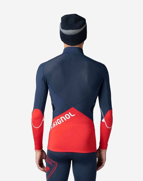 Haut de Course à Compression Infini bleu marine