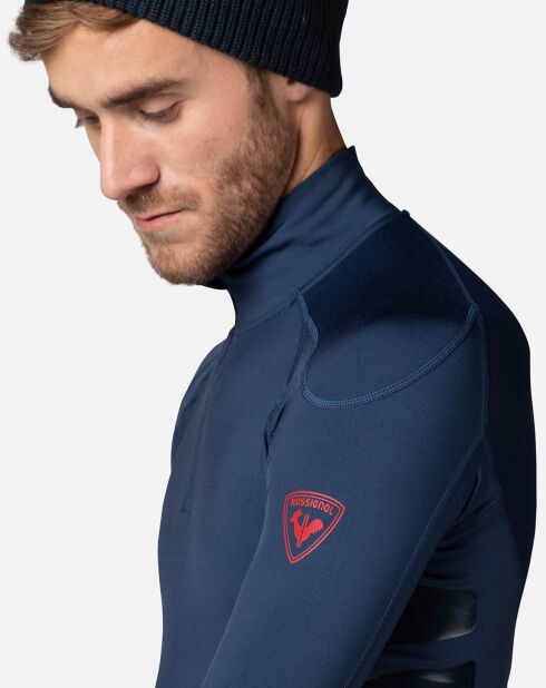 Haut de Course à Compression Infini bleu marine