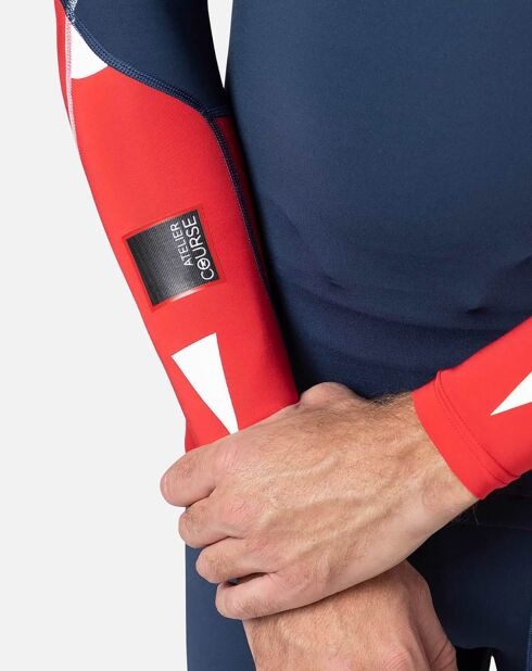 Haut de Course à Compression Infini bleu marine