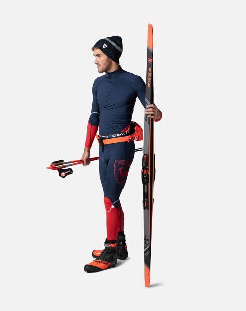 Collant de Course à compression infini bleu marine