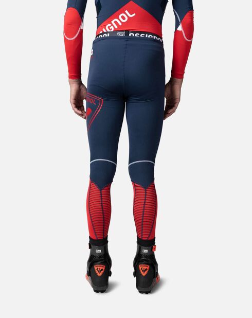 Collant de Course à compression infini bleu marine