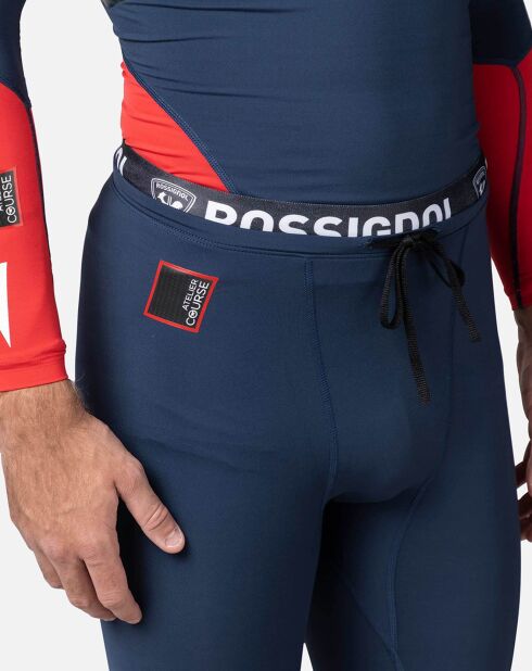 Collant de Course à compression infini bleu marine