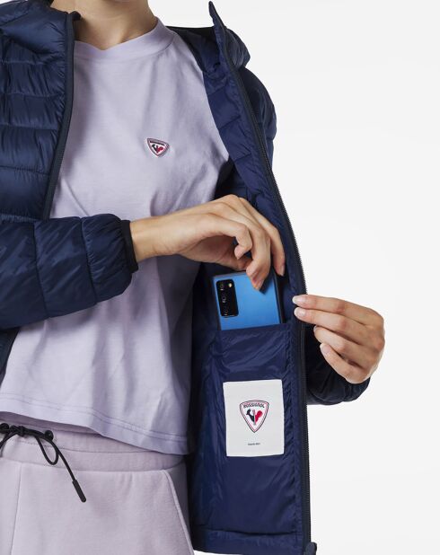 Veste à Capuche Légère W Rossi bleu marine