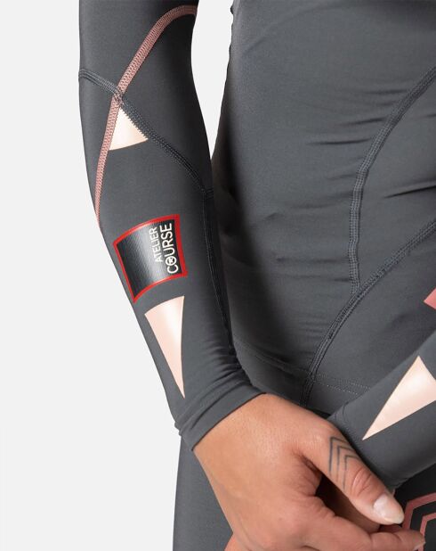 Haut de Course à Compression Infini onyx grey