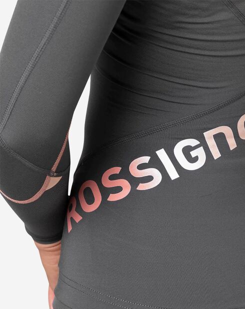 Haut de Course à Compression Infini onyx grey